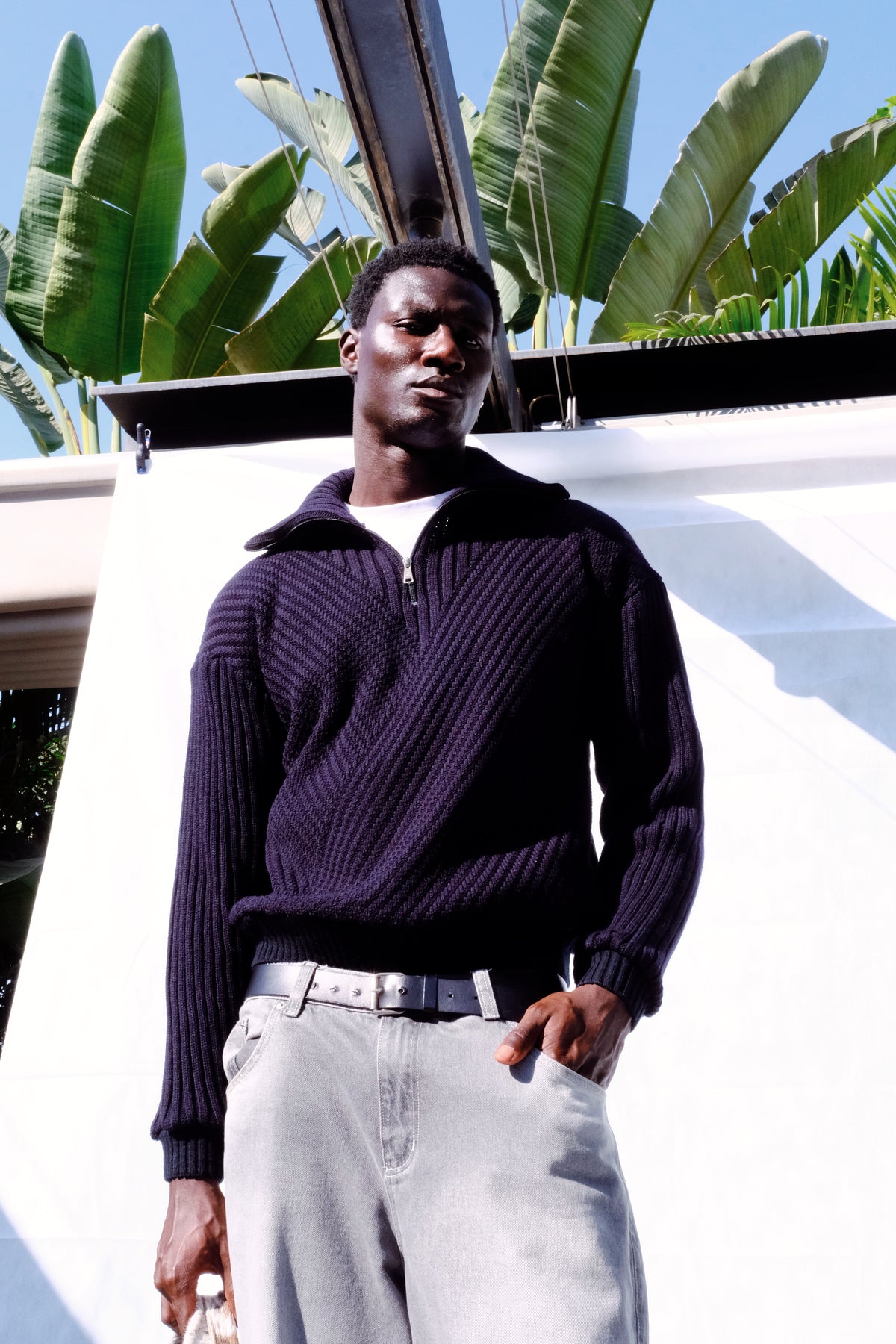 RITUALS KNITTED QUARTER ZIP JUMPER "Pre-order"