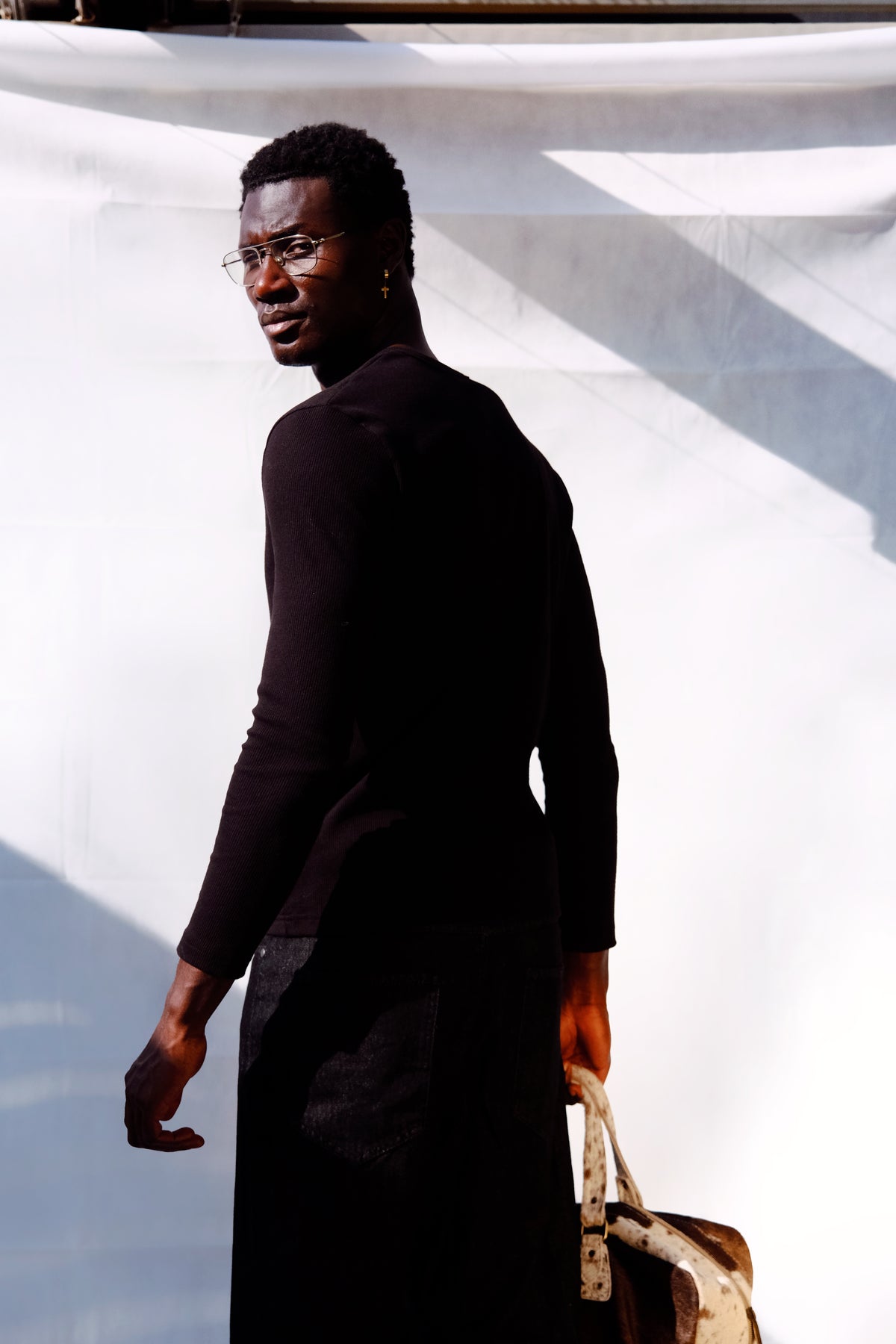 Rituals Black Henley Shirt "Pre-order"