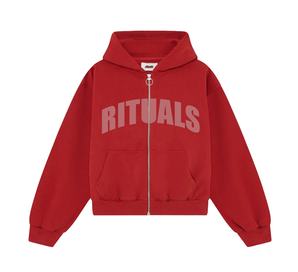 Rituals Red Zip Hoodie